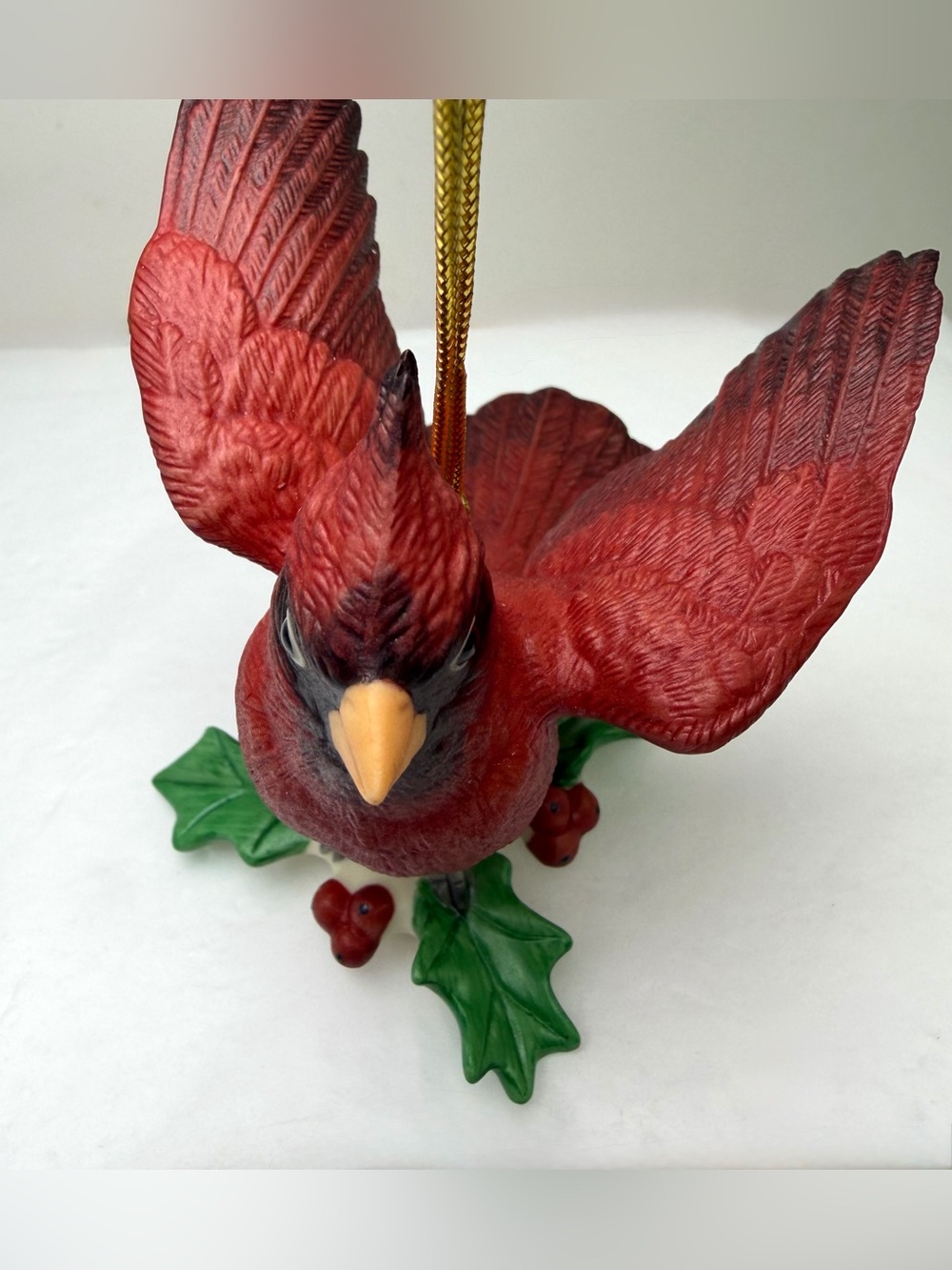Lenox Winter Greetings Cardinal Figurine Christmas Tree Ornament Vintage - Picture 4 of 8